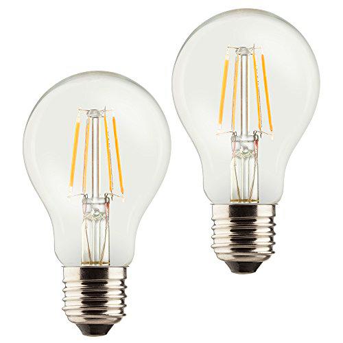 Müller-Licht - 400295 _ Set A + +, Juego de 2 Retro de forma bombilla LED (equivalente a 60 W