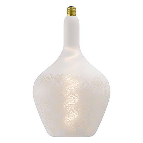 Calex Versailles Blanc Baroque Wit - Bombilla LED, diámetro de 215 mm