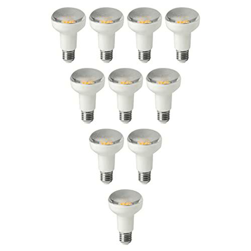 Megaman Bombilla LED No Regulable De 10 Piezas R63 E27 2800K De 7,5 W