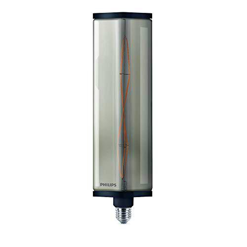 Philips Bombilla LED cristal 35 W E27, ahumada, regulable