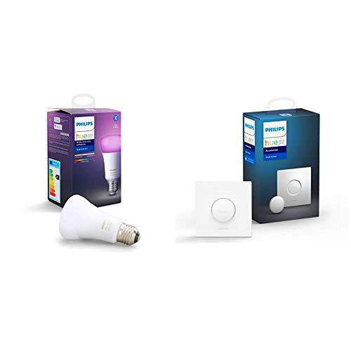 Philips Hue Bombilla Inteligente LED E27, con Bluetooth