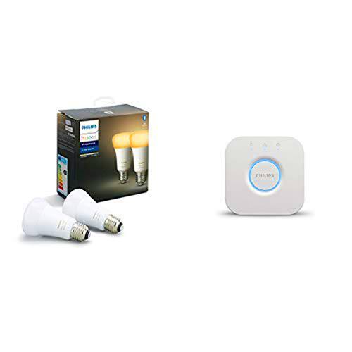 Philips Hue Pack 2 bombillas LED inteligentes E27, con Bluetooth