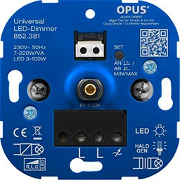 OPUS® - Regulador universal para lámparas LED, incandescentes y halógenas (universal