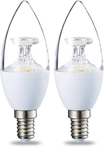 Amazon Basics Bombilla LED E14, 6W (equivalente a 40W)