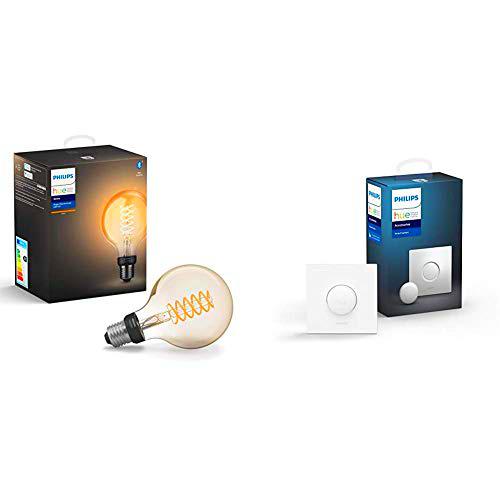 Philips Hue Bombilla Inteligente LED E27, con Bluetooth